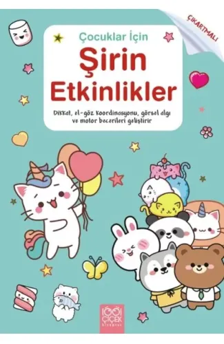 Çocuklar için Şirin Etkinlikler - Çıkartmalı