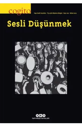 Cogito Dergisi Sayı 109 Sesli Düşünmek