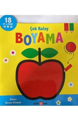 Çok Kolay Boyama Elmalı Resim Kitabım