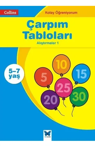 Collins Kolay Öğreniyorum  - Çarpım Tabloları Alıştırmalar 1 (5-7 Yaş)