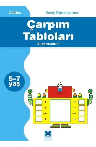 Collins kolay Öğreniyorum - Çarpım Tabloları Alıştırmalar 3 (5-7 Yaş)