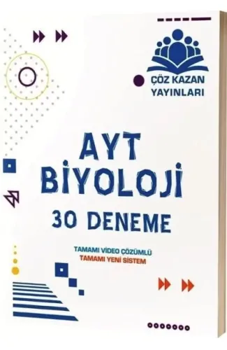 Çöz Kazan AYT Biyoloji 30 lu Deneme Sınavı (Yeni)