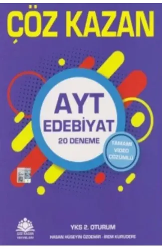 Çöz Kazan AYT Edebiyat 20 li Deneme Sınavı (Yeni)