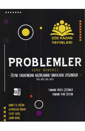 Çöz Kazan Problemler Soru Bankası YKS,KPSS,DGS,ALES (Yeni)