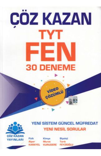 Çöz Kazan TYT Fen 30 Deneme (Yeni)