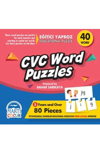 Cvc Word Puzzles - Eğitici Yapboz