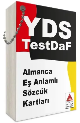 Delta Kültür Almanca Eşanlamlı Sözcük Kartları / YDS TestDaF