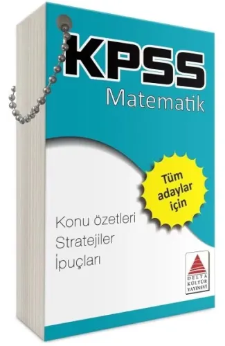 Delta Kültür KPSS Matematik Strateji Kartları