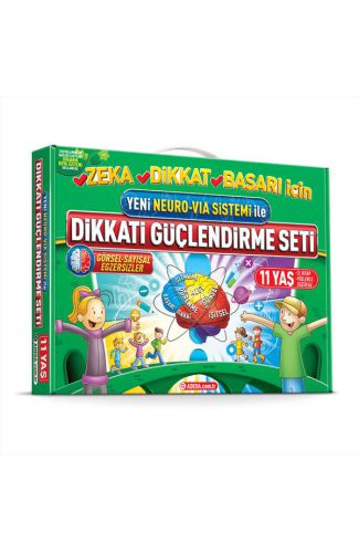 Dikkati Güçlendirme Seti - 5. Sınıf – 11 Yaş-Neuro-Via