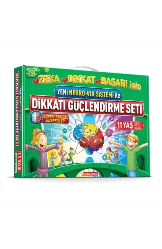 Dikkati Güçlendirme Seti - 5. Sınıf – 11 Yaş-Neuro-Via