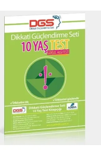 Dikkati Güçlendirme Seti 10 Yaş Test