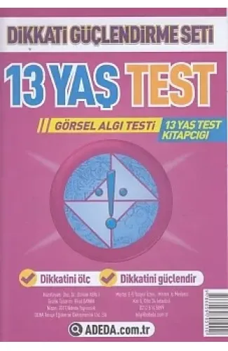 Dikkati Güçlendirme Seti 13 Yaş Test