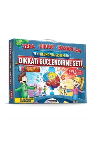 Dikkati Güçlendirme Seti  3. Sınıf – 9 Yaş- Neuro-Via