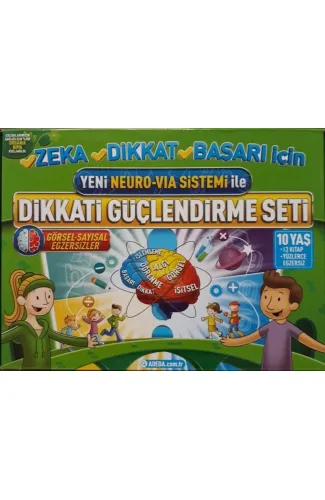 Dikkati Güçlendirme Seti  4. Sınıf – 10 Yaş-Neuro-Via