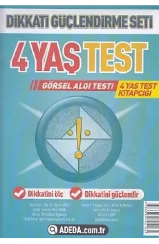 Dikkati Güçlendirme Seti 4 Yaş Test