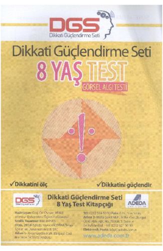 Dikkati Güçlendirme Seti 8 Yaş Test