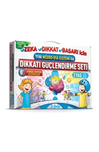 Dikkati Güçlendirme Seti  Anasınıfı – 3 Yaş Neuro-Via