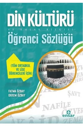 Din Kültürü ve Ahlak Bilgisi Öğrenci Sözlüğü