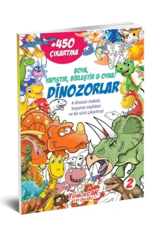 Dinozorlar 450 Çıkartma Kitabı - 2