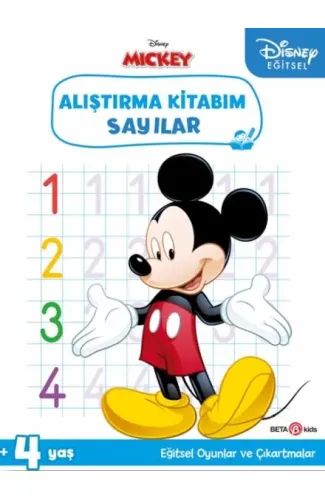 Disney Eğitsel Çıkartmalı Mickey Alıştırma Kitabım