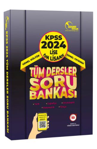 Doktrin Yayınları 2024 KPSS Lise Önlisans Tüm Dersler Tek Kitap Soru Bankası