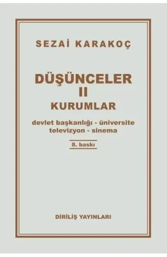 Düşünceler 2 - Kurumlar