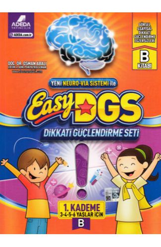 EASY Dikkati Güçlendirme Seti 3-6 yaş B Kitapçığı