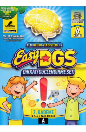 EASY Dikkati Güçlendirme Seti 4-7 yaş A Kitapçığı