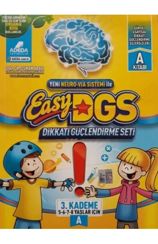 EASY Dikkati Güçlendirme Seti 5-8 yaş A Kitapçığı