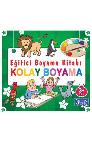 Eğitici Boyama Kitabı - Kolay Boyama