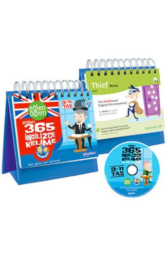 Eğlen Öğren Resimli 365 İngilizce Kelime (9 -11 Yaş + CD)