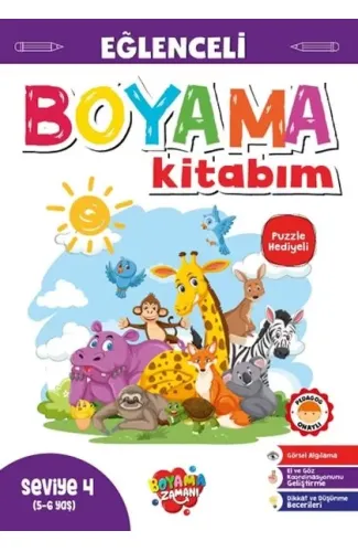 Eğlenceli Boyama – Seviye 4 (5-6 Yaş)