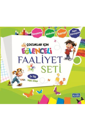 Eğlenceli Faaliyet Seti - Yeşil Kitap - 3+ Yaş