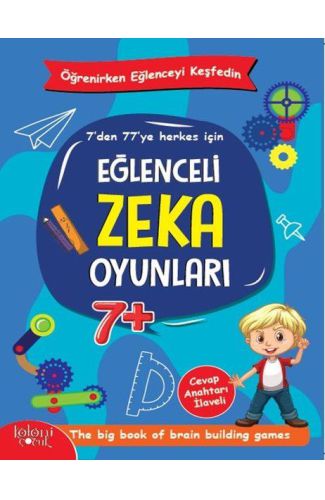 Eğlenceli Zeka Oyunları - Mavi Kitap -Öğrenirken Eğlenceyi Keşfedin