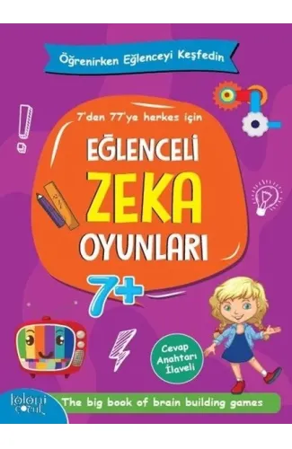 Eğlenceli Zeka Oyunları - Mor Kitap -Öğrenirken Eğlenceyi Keşfedin