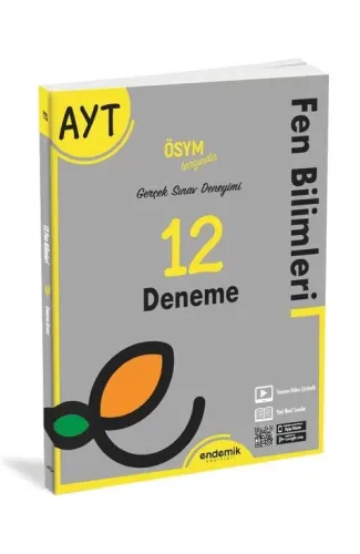 Endemik AYT Fen Bilimleri 12 Deneme Sınavı