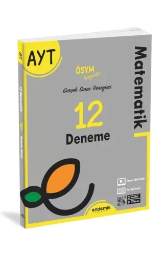 Endemik AYT Matematik 12 Deneme Sınavı