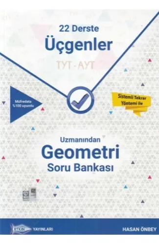 Etkin TYT - AYT Uzmanından Geometri Soru Bankası 22 Derste Üçgenler (36,00 TL)