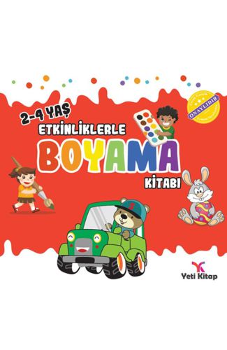 Etkinliklerle Boyama Kitabı 1 - (2-4 Yaş)