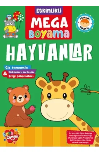 Etkinlikli Mega Boyama - Hayvanlar