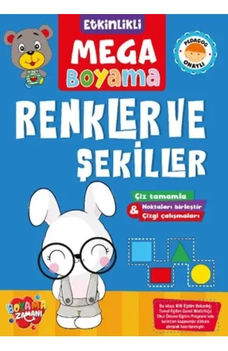 Etkinlikli Mega Boyama - Renkler ve Şekiller