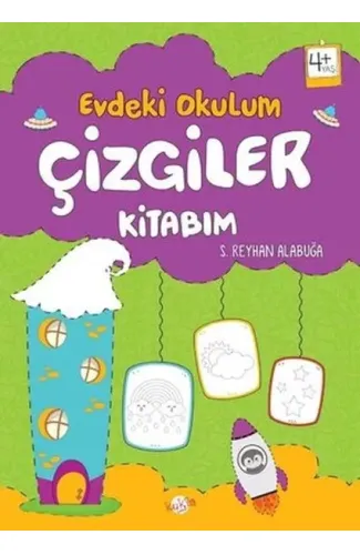 Evdeki Okulum Çizgiler Kitabım 4+Yaş