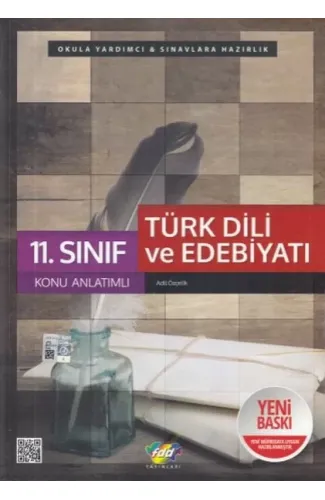 FDD 11. Sınıf Türk Dili ve Edebiyatı Konu Anlatımlı (Yeni)