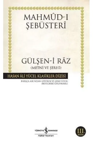 Gülşen-i Raz Metni ve Şerhi - Hasan Ali Yücel Klasikleri