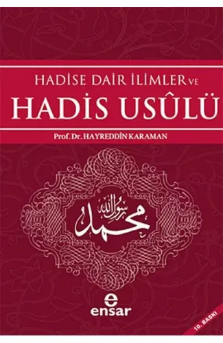 Hadise Dair İlimler ve Hadis Usulü