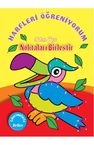 Harfleri Öğreniyorum A'dan Z'ye Noktaları Birleştir