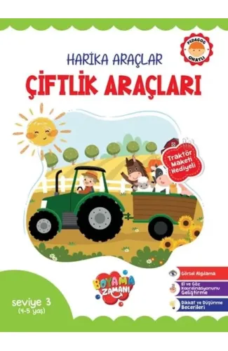 Harika Araçlar – Çiftlik Araçları Seviye 3 (4-5 Yaş)