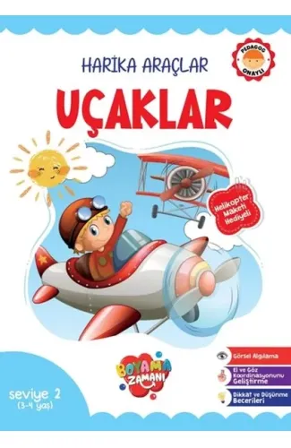 Harika Araçlar – Uçaklar Seviye 2 (3-4 Yaş)