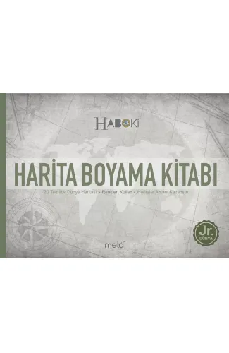 Harita Boyama Kitabı 20 Tematik Dünya Haritası