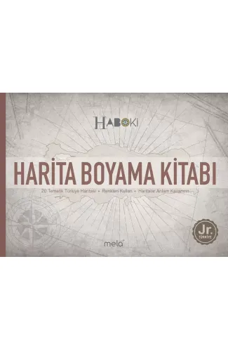 Harita Boyama Kitabı 20 Tematik Türkiye Haritası